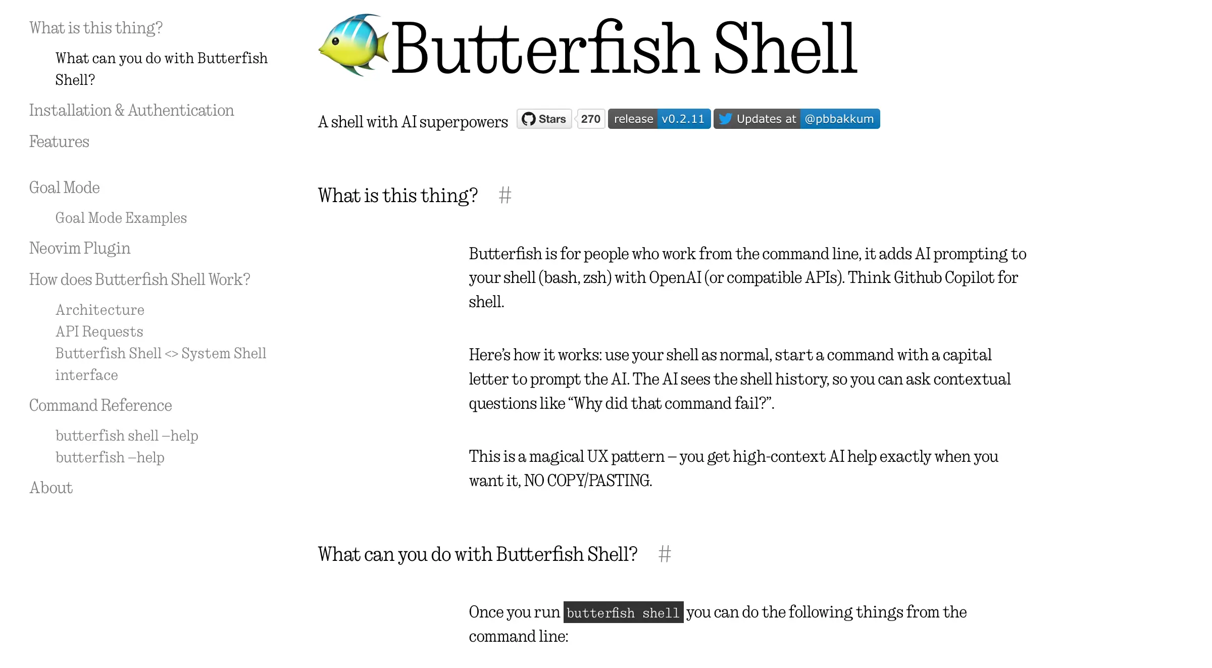 Butterfish - CLI Tools for LLMs